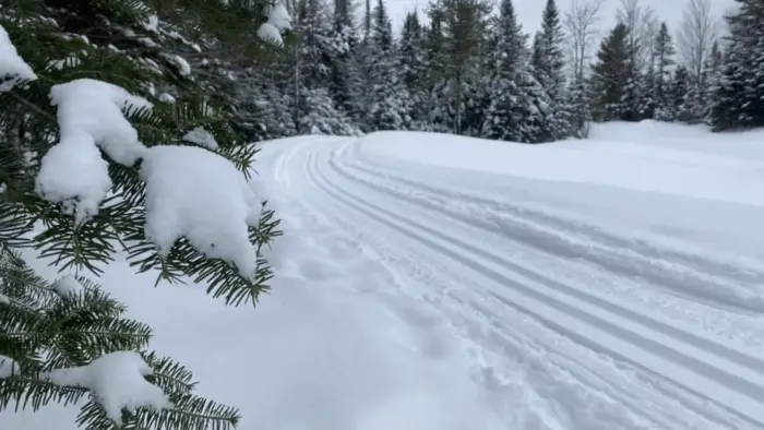Ski trail at High Peaks Golf Course